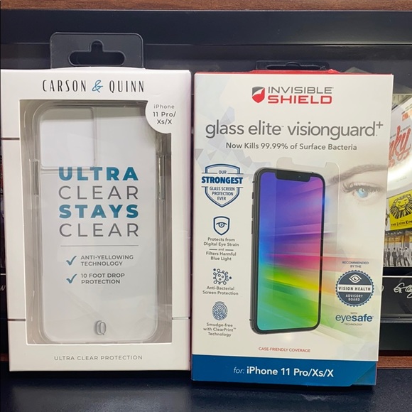 ZAGG screen protector + clear case Bundle New - Picture 1 of 5